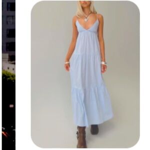 Princess Polly Chelsea Maxi Blue Dress